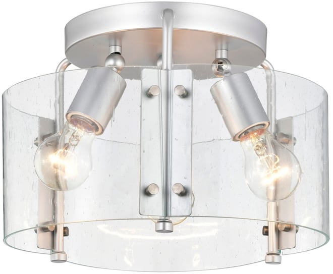 13" Fortuna 2-Light Indoor Semi-Flush Mount Ceiling Light