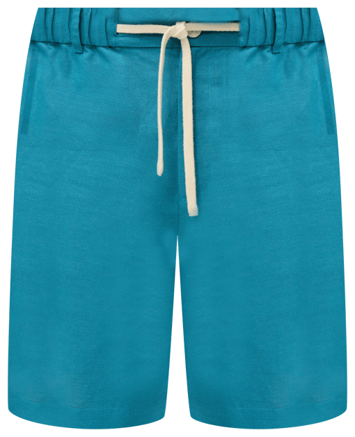 Men's Linen Bermuda Drawstring Shorts
