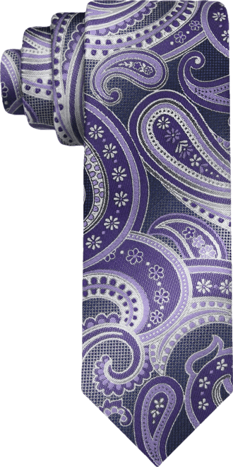 Men's Shadow Paisley Tie