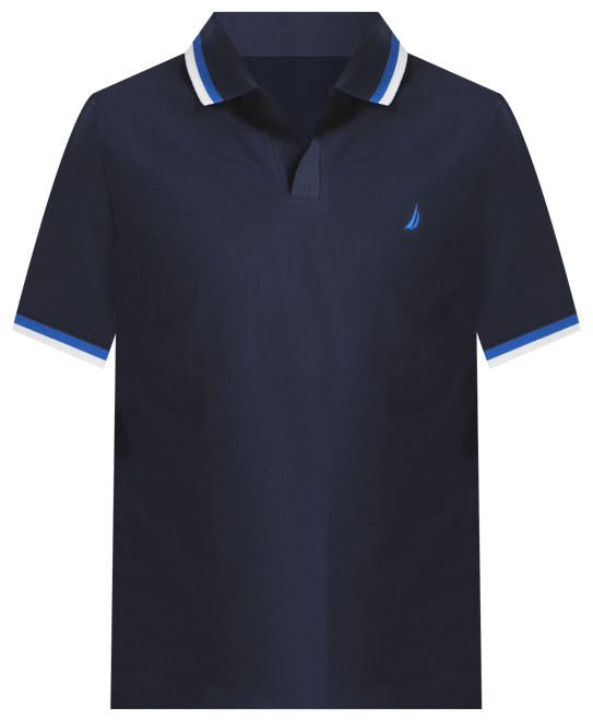 Men's Classic-Fit Johnny Collar Tipped Polo Shirt