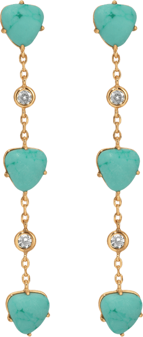 Turquoise Solstice Dangle Earrings