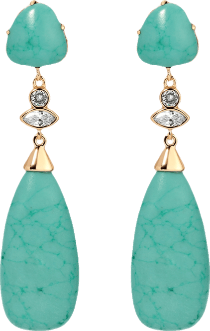 Turquoise Solstice Drop Earrings
