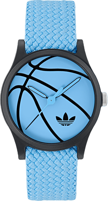 Unisex Analog Blue Nylon Watch, 39mm