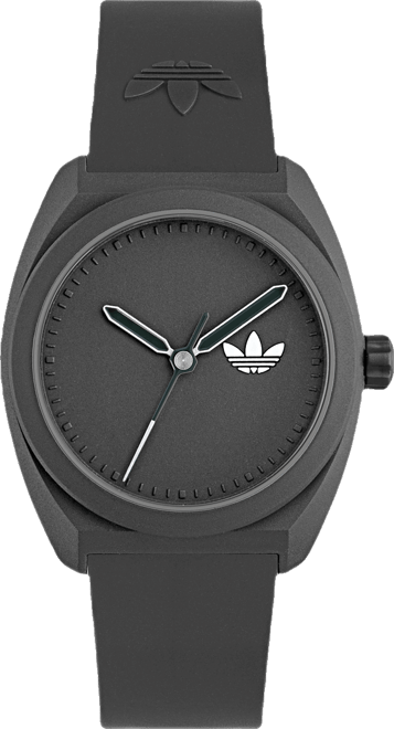 Unisex Analog Black Polyurethane Watch, 42mm