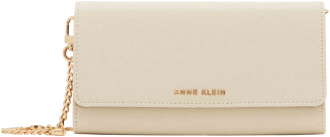 Wallet On a Chain with Clam Shell Strap