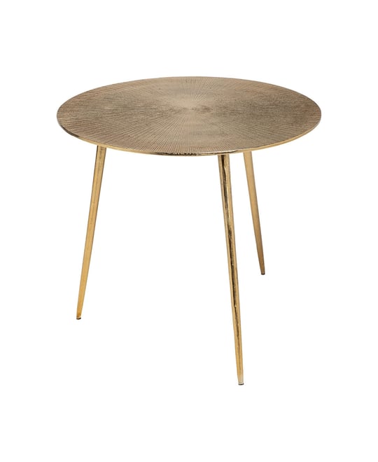 Minimalist Metal Round Accent Table – Stylish and Functional
