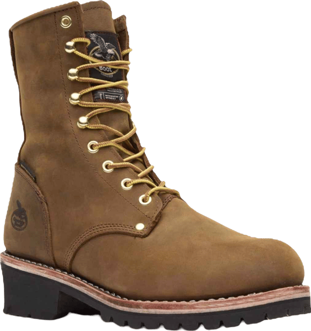 Men's Steel Toe Waterproof 400G Insulated Logger Work Boot