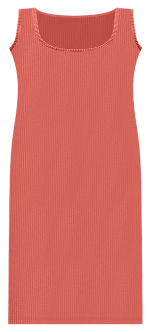 Plus Size Fitted Sleeveless Side Slit Midi Dress