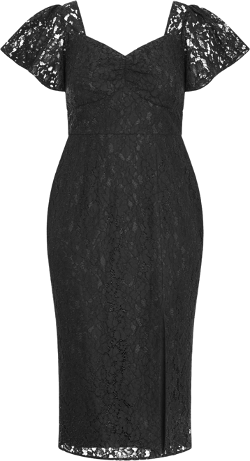Plus Size Maisie Lace Midi Dress