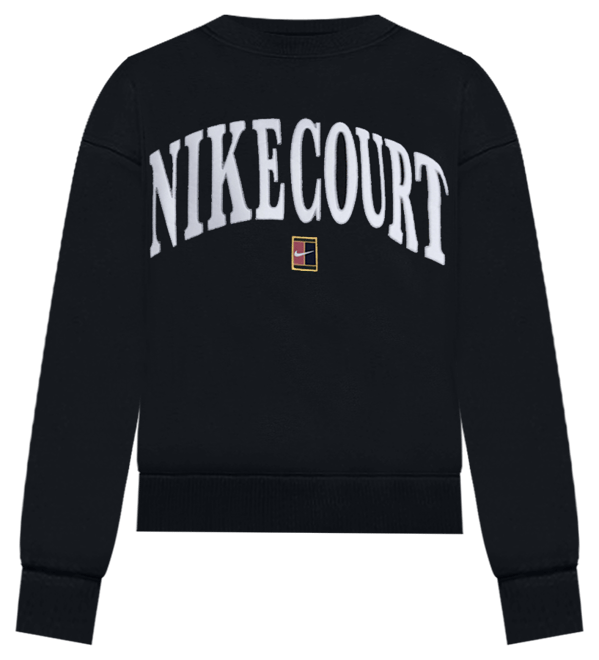 NikeCourt Phoenix Fleece Women's Over-Oversized Crew-Neck Tennis Sweatshirt
