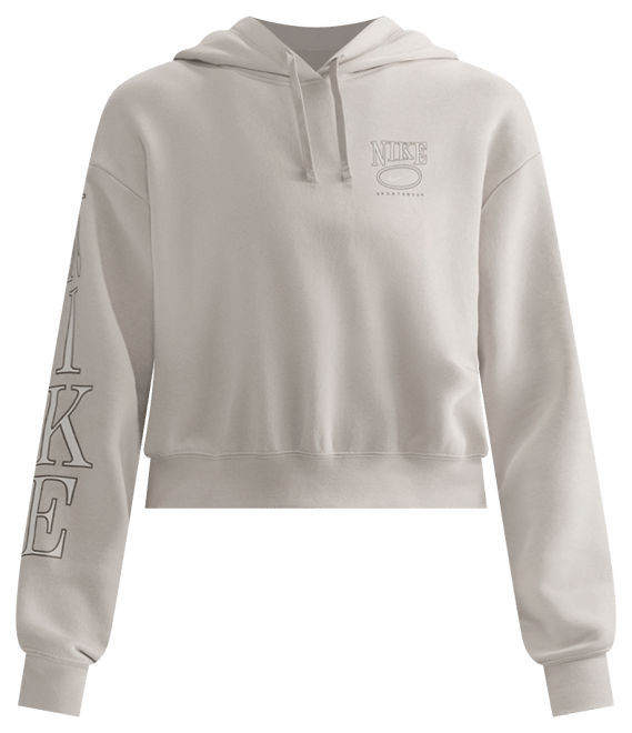 Nike Sportswear Club Fleece Women's Oversized Cropped Graphic Hoodie