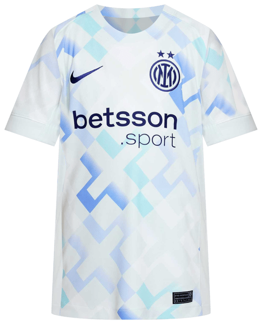Inter de Milán visitante 2025/26 Stadium Jersey de fútbol Nike Dri-FIT Replica para niños talla grande