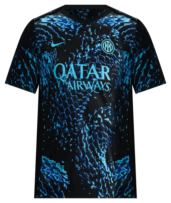 Inter Mailand Academy Pro Nike Dri-FIT kurzärmeliges Pre-Match-Fußballoberteil (Herren)