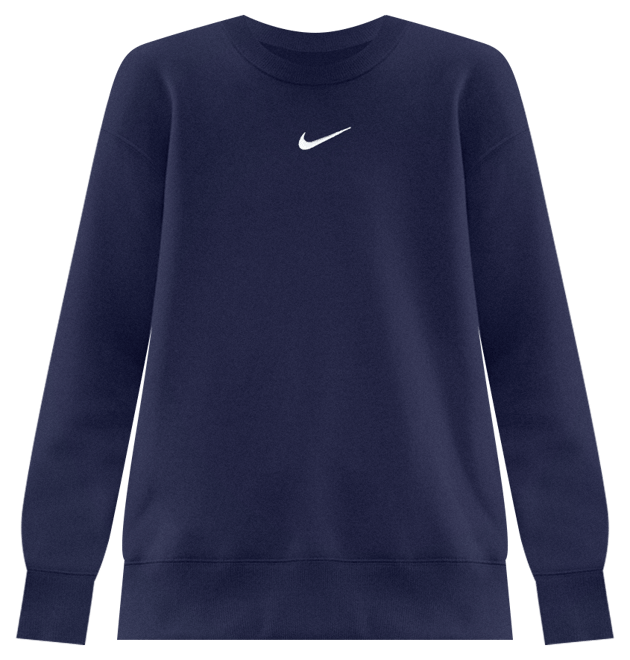 Nike Sportswear Phoenix Fleece Bol Kesimli Sıfır Yaka Kadın Sweatshirt'ü