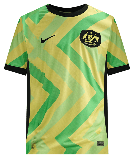 Australia 2025/26 Stadium Home Men's Nike Dri-FIT Football Replica Shirt