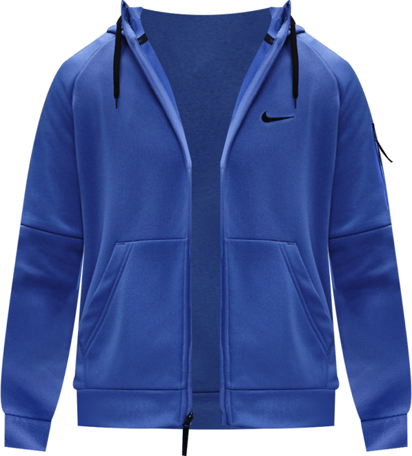 Nike Therma Tam Boy Fermuarlı Therma-FIT Erkek Fitness Üstü