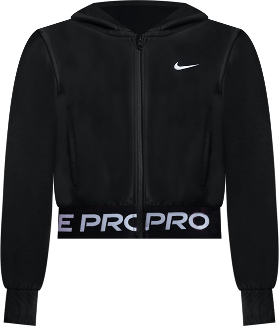 Nike Pro Fleece Big Kids' (Girls') Dri-FIT Full-Zip Hoodie