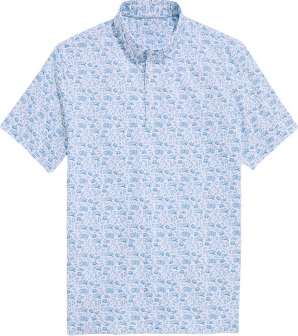 Printed Palmero Performance Polo