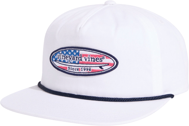 Flag Surf Patch Canvas 5-Panel Hat