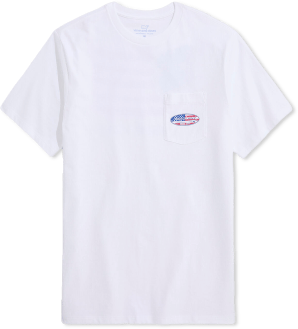 Surf Chappy Short Flag Short-Sleeve Pocket Tee