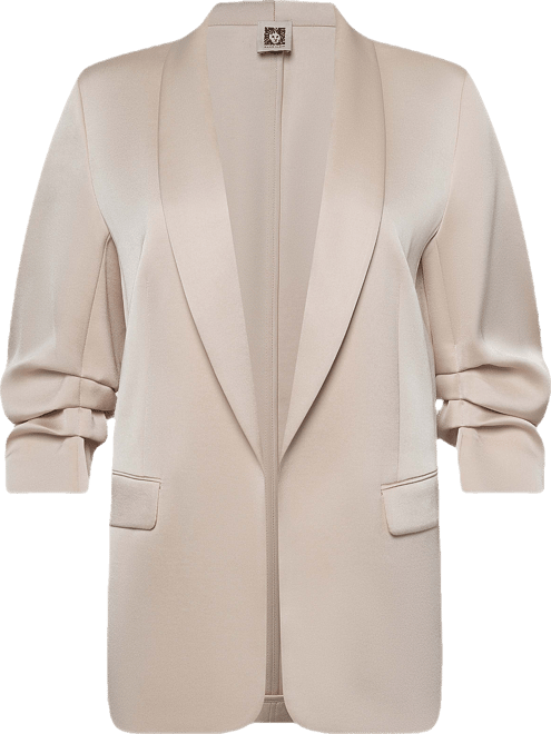 Scrunch Sleeve Blazer