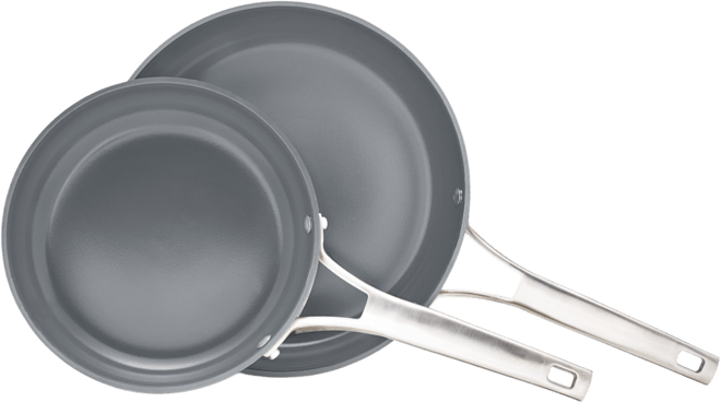 Premier Ceramic Nonstick 8" and 10" Frying Pan Set