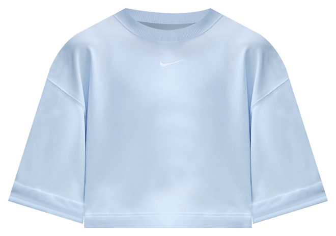 Nike Sportswear Phoenix Fleece Women's Loose Short-Sleeve Cropped French Terry Top