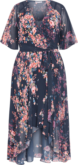 Plus Size Lovers Lane Print Dress