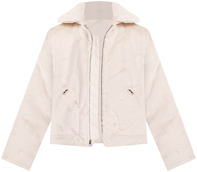 ナイキ スポーツウェア エッセンシャル ウィメンズ ルーズ プリント フェイクファー ジャケット