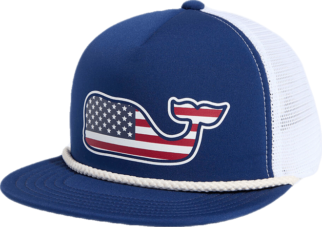 Boys' Flag Whale Foam Trucker Hat