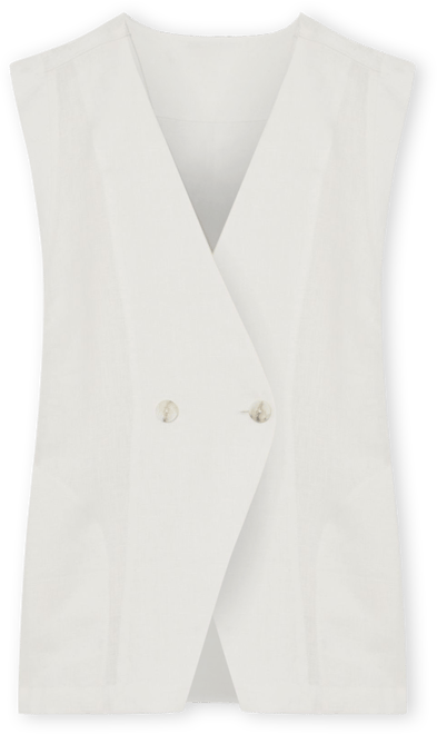 【海外限定】REISSウェストコート☆Whitney Linen Button-Front Buy Reiss Navy Whitney Linen Button-Front Waistcoat from the