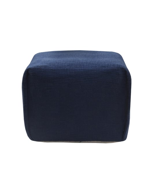 Cotton Ottoman for Comfortable Footrest and Living Room Accent