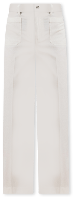 Women's Stretch Chino Wide-Leg Cropped Pants