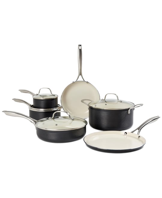 Tools for Cooks 10-Pc. Aluminum Cookware Set