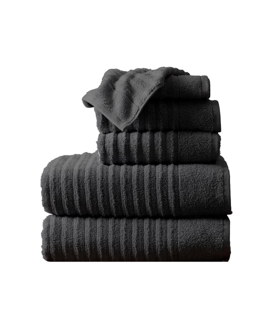 . Luxury 100% Combed Cotton 6-Piece Bath Towel Set
