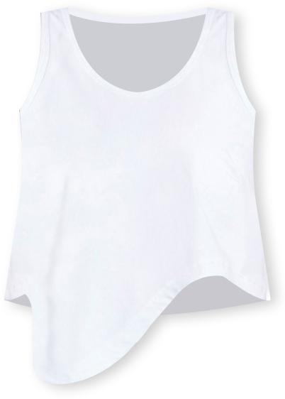 Women's Asym Hem Tank