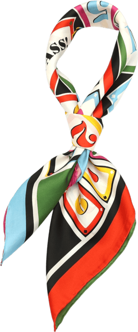 Women's Playing Cards Silk Square Scarf