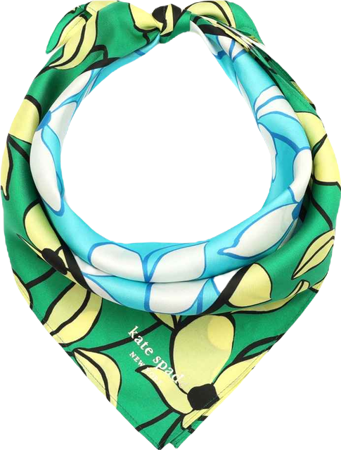 Women's Floral Vines Silk Bandana Scarf