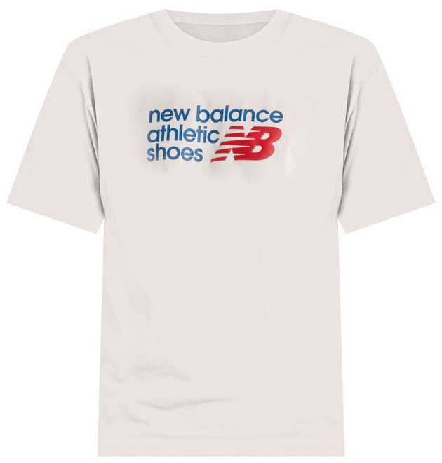 New Balance Män Athletics Premium Relaxed Chest Logo T-Shirt