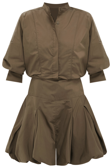 Olive Effie Bubble Mini Dress
