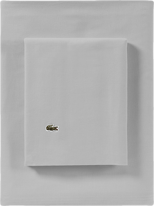 Solid Cotton Percale Sheet Set, Twin