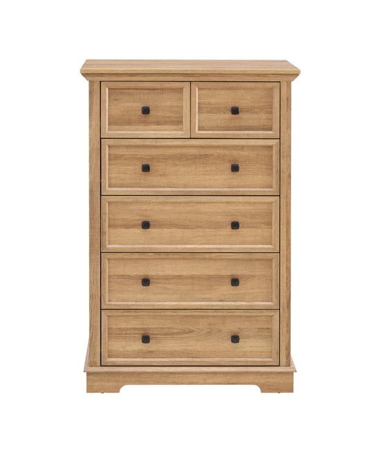 Streamdale 6-Drawer Tall Dresser (Oak)