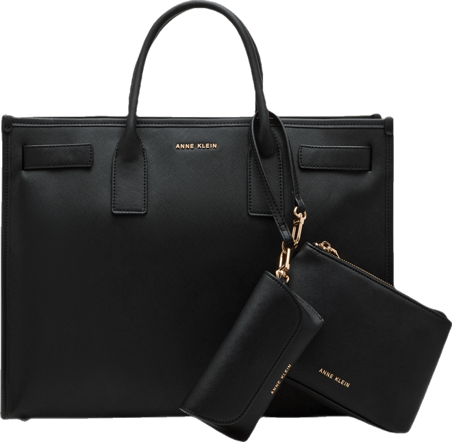 3 Piece Work Bridge Snap Tote Bag