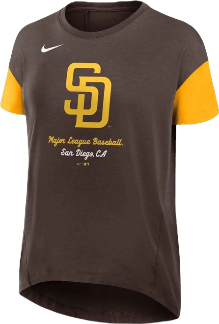 Women's Brown San Diego Padres Flowy T-Shirt