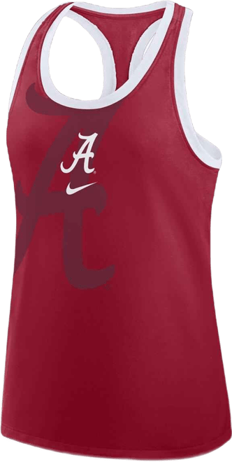 Women's Crimson Alabama Crimson Tide Primetime Tri-Blend Racerback Tank Top