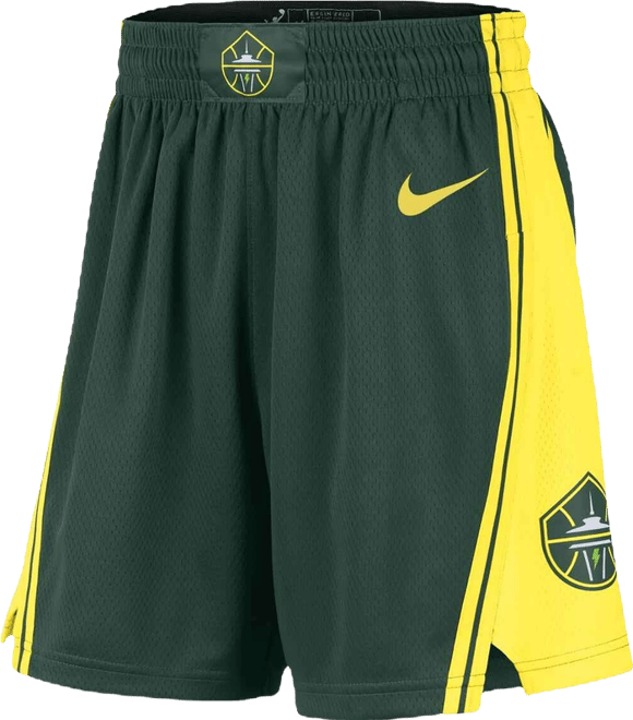 Women's Green Seattle Storm On-Court Victory Performance Shorts