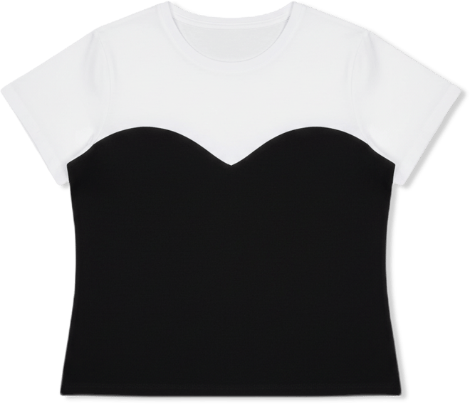 Women's Plus Size Twofer Tee