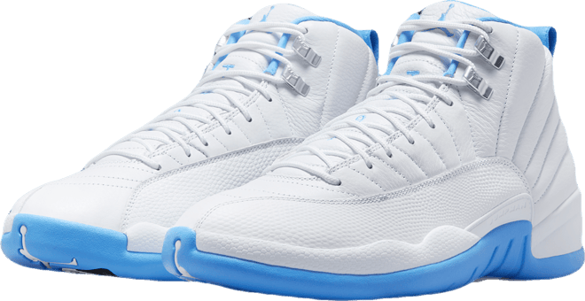 Air Jordan 12 Retro "White and University Blue" Men's Shoes