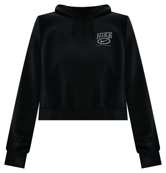 Nike Sportswear Club Fleece Women's Oversized Cropped Graphic Hoodie