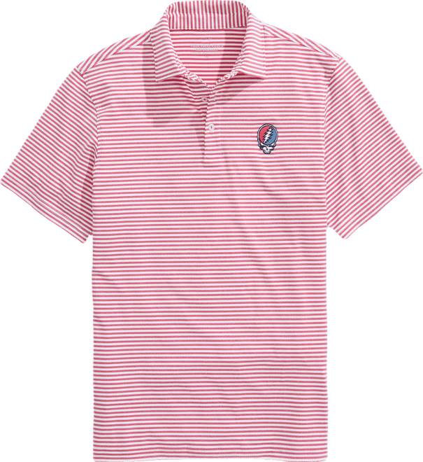 Grateful Dead x vineyard vines Winstead Stripe Sankaty Polo